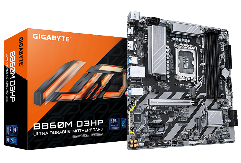 GIGABYTE B860M D3HP Intel Core Ultra (Series 2) LGA 1851